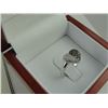 Image 3 : STERLING SILVER HEART RING SET WITH 11 CHAMPAGNE DIAMONDS INCLUDES $475 CERTIFICATE