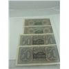 Image 2 : 4X WWII NAZI GERMAN EAGLE AND SWASTIKA REICHMARK BILLS