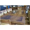 Image 2 : MADE IN SPAIN VERY ELEGANT DINING ROOM TABLE SET; TABLE WITH 10 CHAIRS