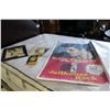 Image 1 : GROUP LOT OF ELVIS PRESLEY MEMORABILIA; JAILHOUSE ROCK POSTER, FRAMED BLACK AND WHITE PORTRAIT AND