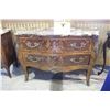 Image 1 : ELEGANT FRENCH MARBLE TOP 2 DRAWER DRESSER