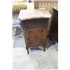 Image 1 : ELEGANT FRENCH MARBLE TOP BED SIDE NIGHT STAND