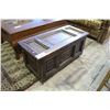 Image 1 : TURN OF THE LAST CENTURY OAK BLANKET CHEST