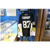 Image 2 : NEW NHL RBK CCM AUTHENTIC SYDNEY CROSBY PITTSBURGH PENGUINS #87 JERSEY WITH FIGHT STRAP