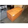 Image 1 : TEAK WOOD OUTDOOR STORAGE BOX BENCH SEAT