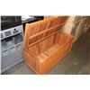 Image 2 : TEAK WOOD OUTDOOR STORAGE BOX BENCH SEAT