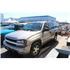 Image 1 : 2002 CHEVROLET TRAILBLAZER 4DRSW VIN # 1GNDT135122280733