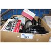 Image 1 : BOX OF ASSORTED CAR AUDIO EQUIPMENT; VARIOUS STEREOS, SPEAKERS, ETC