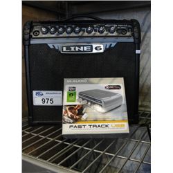 LINE 6 GUITAR AMP AND M-AUDIO FAST TRACK USB