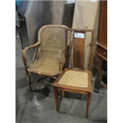 2 VINTAGE CHAIRS