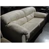 Image 1 : WHITE LEATHER SOFA