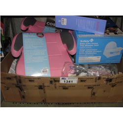 GROUP LOT OF BABY ITEMS; BABY BJORN, SAFETY FIRST EASY CAR SWING, ETC