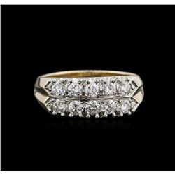 14KT Yellow Gold 0.64ctw Diamond Ring