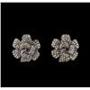Image 1 : 5.11ctw Diamond Earrings - 14KT White Gold