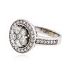 Image 2 : 14KT White Gold 1.75ctw Diamond Ring