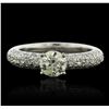 Image 1 : 18KT White Gold 1.47ctw Diamond Ring