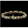 Image 2 : 2.00ctw Diamond Bracelet - 10KT Yellow Gold