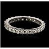 Image 1 : 14KT White Gold 0.98ctw Diamond Ring