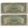 Image 2 : 1934 $5 Bill Currency Lot of 2