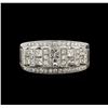 Image 1 : 1.46ctw Diamond Ring - 14KT White Gold