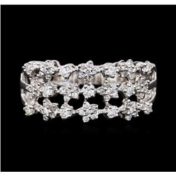 18KT White Gold 0.51ctw Diamond Ring