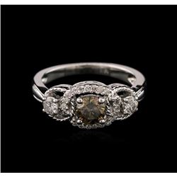 14KT White Gold 0.87ctw Diamond Ring