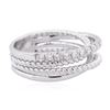 Image 2 : 14KT White Gold 0.32ctw Diamond Ring