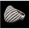 Image 2 : 14KT White Gold 1.82ctw Diamond Ring
