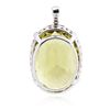 Image 2 : 14KT White Gold 149.90ct Citrine Pendant
