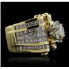 Image 2 : 18KT Yellow Gold 8.81ctw Diamond Ring