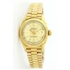 Image 1 : Rolex President 18KT Gold DateJust Ladies Watch