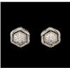 Image 1 : 1.50ctw Diamond Earrings - 14KT White Gold