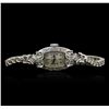 Image 1 : Hamilton 14KT White Gold Diamond Vintage Ladies Watch