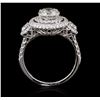 Image 5 : 18KT White Gold 2.74ctw Diamond Ring