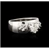 Image 2 : 14KT White Gold 0.75ctw Diamond Ring