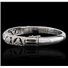 Image 2 : 18KT White Gold 1.67ctw Diamond Bangle Bracelet