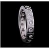 Image 2 : 14KT White Gold 1.10ctw Diamond Ring