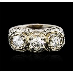 14KT White Gold 1.25ctw Diamond Ring