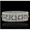 Image 2 : 18KT White Gold 14.75ctw Diamond Bracelet