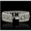 Image 3 : 18KT White Gold 14.75ctw Diamond Bracelet