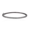 Image 1 : 14KT White Gold 1.60ctw Diamond Bangle  Bracelet