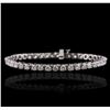 Image 1 : 14KT White Gold 6.85ctw Diamond Bracelet