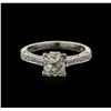 Image 1 : EGL INT Cert 1.83ctw Diamond Ring - 18KT White Gold