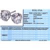 Image 4 : 14KT White Gold 4.33ctw Diamond Stud Earrings