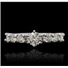 Image 1 : 14KT White Gold 1.87ctw Diamond Ring