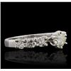Image 2 : 14KT White Gold 1.87ctw Diamond Ring