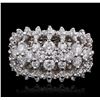Image 1 : 14KT White Gold 2.67ctw Diamond Ring
