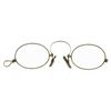Image 2 : Antique Brass Pince-nez Eyeglasses Circa 1870