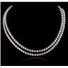 Image 1 : 10KT White Gold 16.59ctw Diamond Necklace