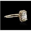 Image 4 : 14KT Yellow Gold 2.41ctw Diamond Unity Ring